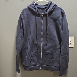 New Navy Blue Hoodie Sweater